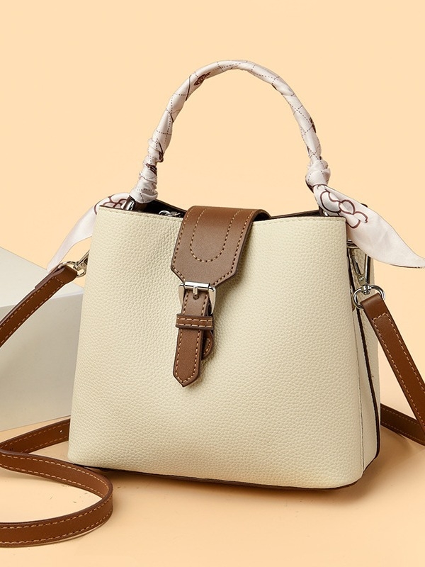 Nova ženska torba tipa kanta 2025, s naramenicom za crossbody, velika kapaciteta, retro europski i američki stil