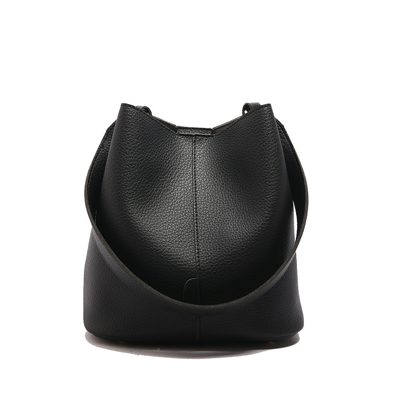 Ženska PU kanta torba, srednje veličine, minimalistički stil, crossbody torba preko ramena