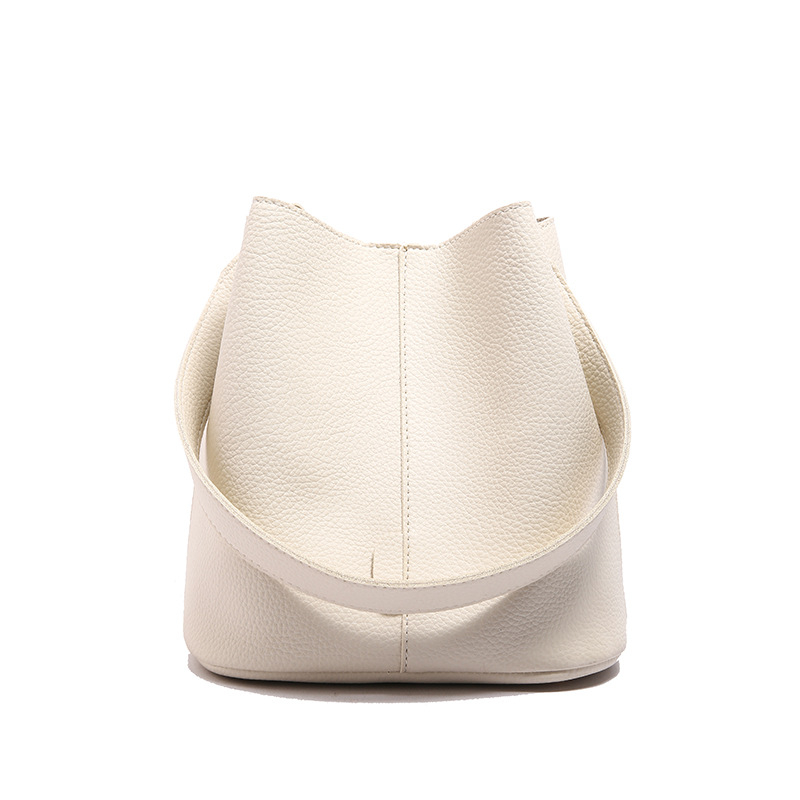 Ženska PU kanta torba, srednje veličine, minimalistički stil, crossbody torba preko ramena