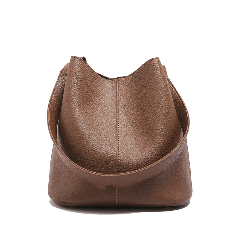 Ženska PU kanta torba, srednje veličine, minimalistički stil, crossbody torba preko ramena