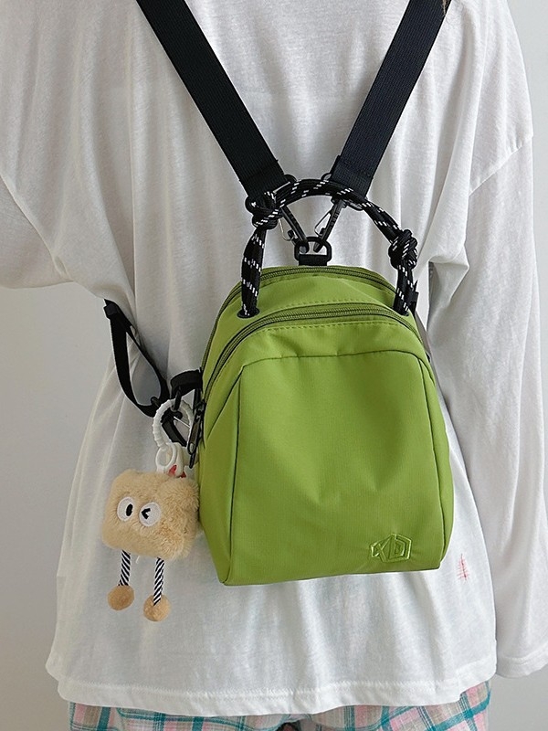 Nova mini ženska crossbody torbica s dizajnom školjke, bojama u blokovima i više pretinaca