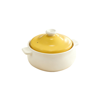 Oală ceramică din lut pentru gătit la temperaturi înalte, specială pentru înăbuire, 1–3 L, nu se crapă sub flacra directă, pentru aragaz pe gaz de uz casnic