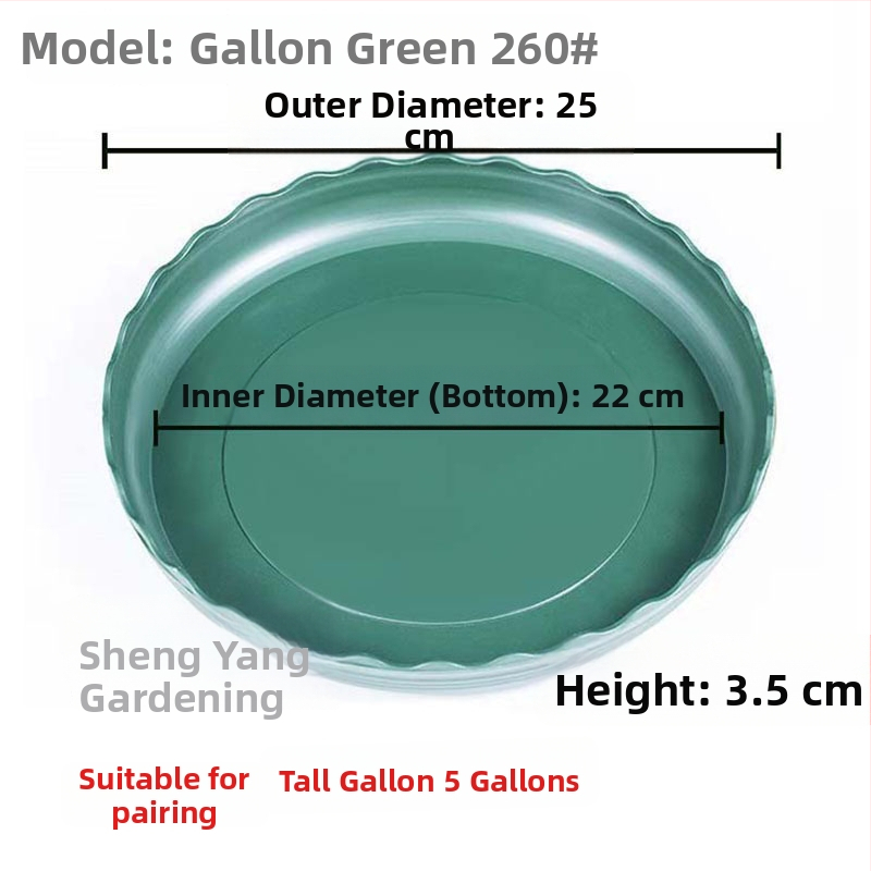 Ghiveci de flori din plastic, mic, ecologic, cu capacitate de un galon, potrivit pentru pothos și trandafiri, balkon, a doua generație
