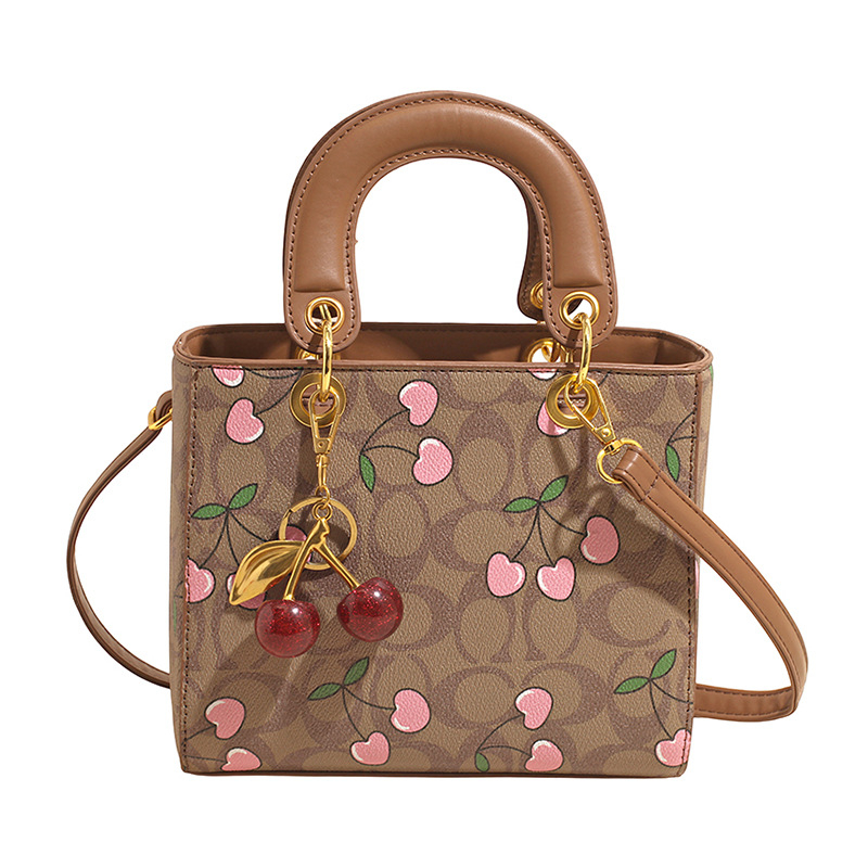 2026 Nova ženska Cherry torba s ručkom i crossbody, velika kapaciteta, tote bucket torba