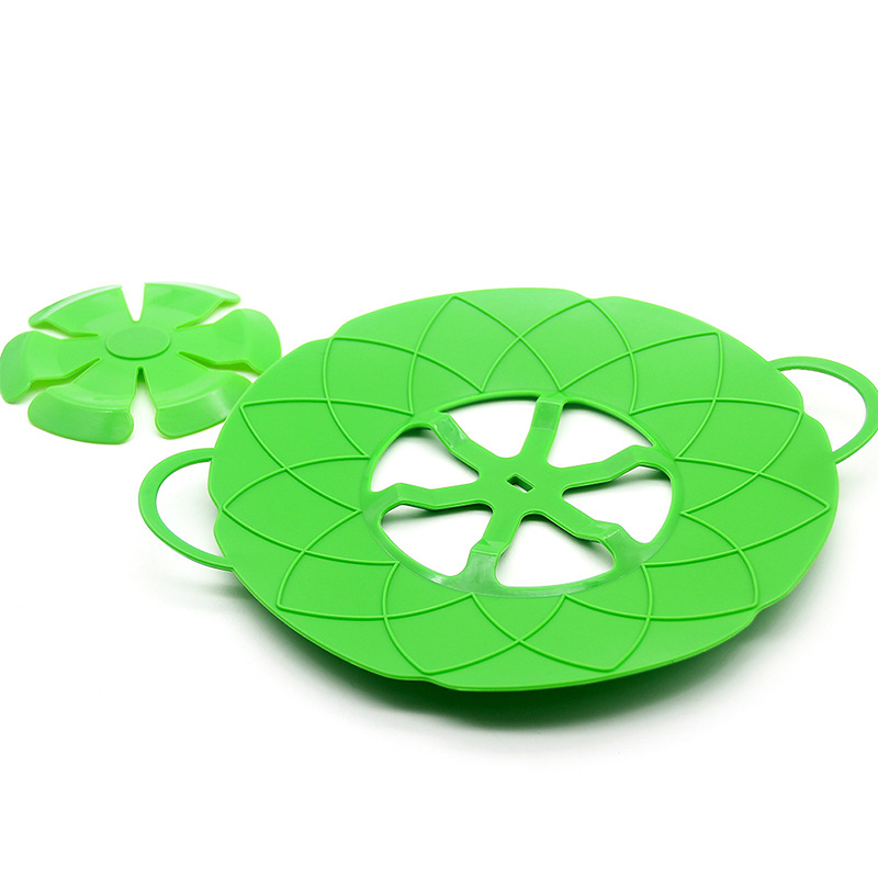 Capac de oală din silicon, protecție împotriva vărsării și a stropilor, rezistent la temperaturi înalte, potrivit pentru cuptorul cu microunde