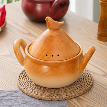 Oală ceramică pentru ghiveci, model nou, rezistentă la temperaturi ridicate, potrivită pentru flacără deschisă, capacitate mare, utilizare casnică, pentru gătit carne și supă, nu se crapă la încălzire