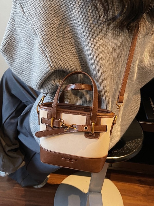 Ženska retro bucket bag 2026 — za rame, crossbody i ručno nošenje, svakodnevni stil