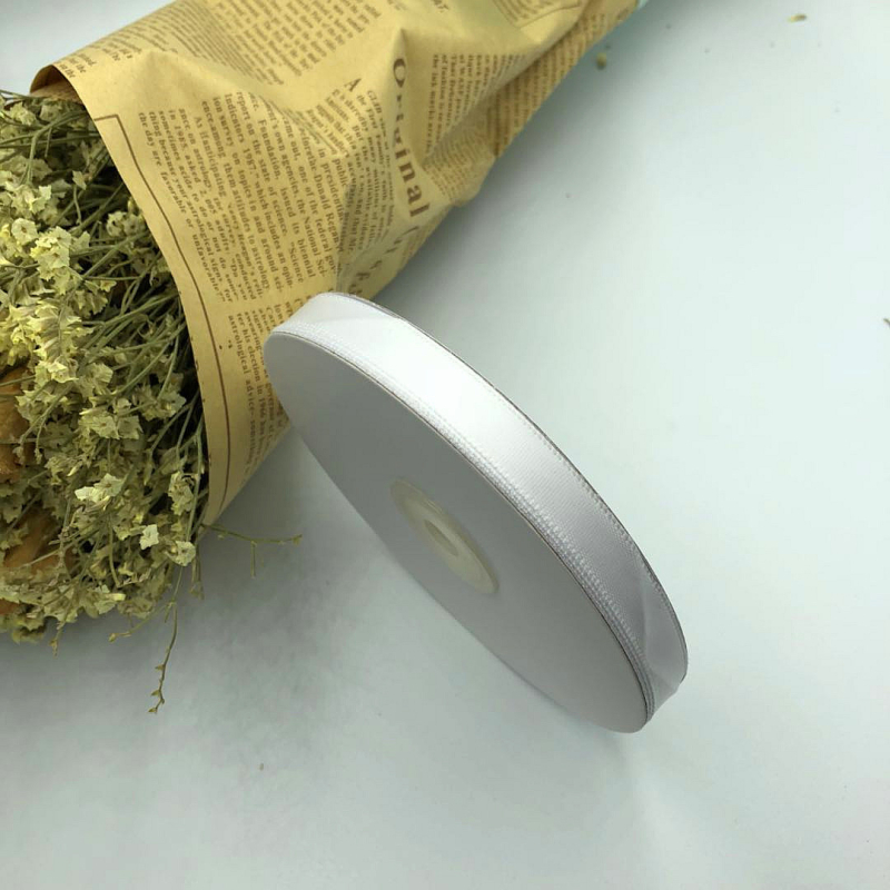 1 cm široka poliester satin trakica za bukete, pakiranje darova, DIY dodaci za kosu i ukrasi od cvijeća