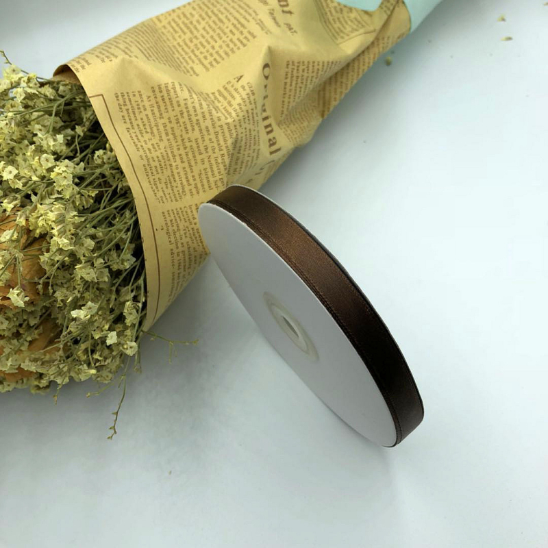 1 cm široka poliester satin trakica za bukete, pakiranje darova, DIY dodaci za kosu i ukrasi od cvijeća