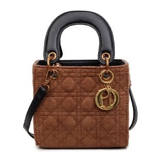 Niche dizajnerska ženska mini torbica s prešivanim uzorkom, preko ramena/crossbody, inspirirana Dianom