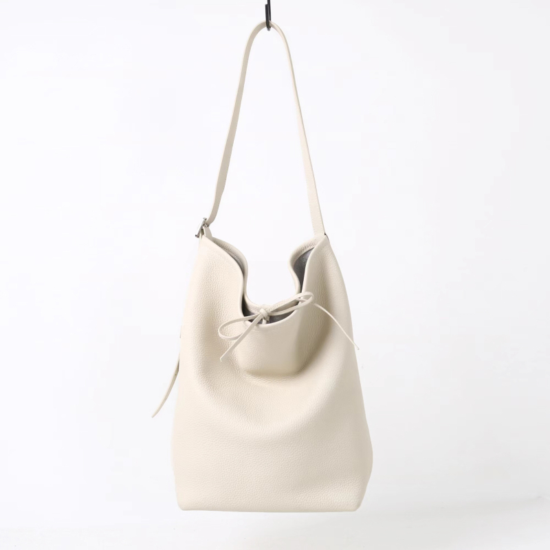Torba Tote od kože prvog sloja, bucket bag, velika zapremina, za nošenje preko ramena