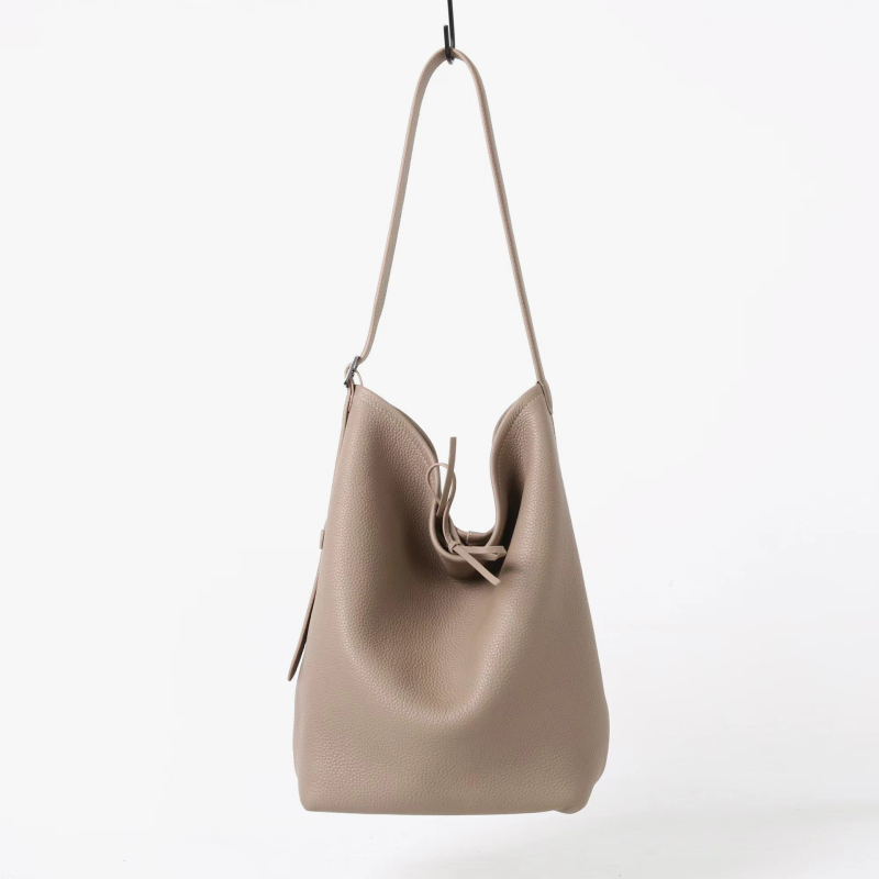 Torba Tote od kože prvog sloja, bucket bag, velika zapremina, za nošenje preko ramena