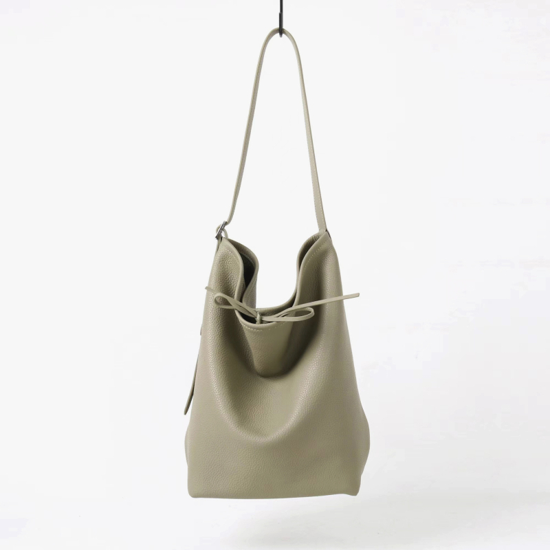 Torba Tote od kože prvog sloja, bucket bag, velika zapremina, za nošenje preko ramena