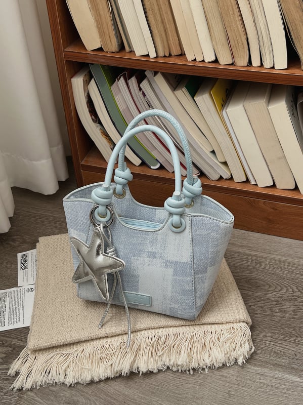 Ženska PU bucket torba, mala veličina, ručka i naramenica, zatvarač na zip, poliester podstava, proljeće 2026, casual elegantna torba preko ramena