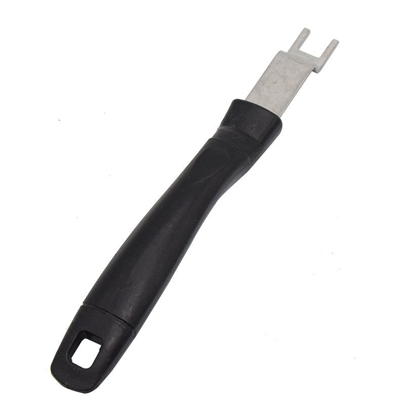 Unelte din oțel inoxidabil pentru grătar, cu mâner de 22 cm, bară de ridicare a plăcilor/grătarului și apucător pentru plasă, stil coreean