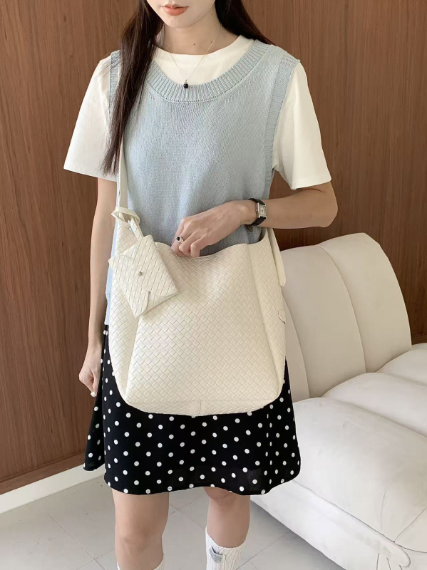 Ženska torba Multi-fruit, PU tote velike kapacitete, korejskog stila, crossbody preko ramena, 2026 novi model