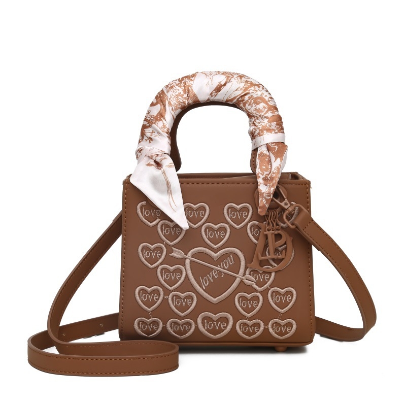 Ženska torbica s bogatom vezom u obliku srca, Diana torba, vrhunski crossbody, svestrana modna torba za svakodnevicu