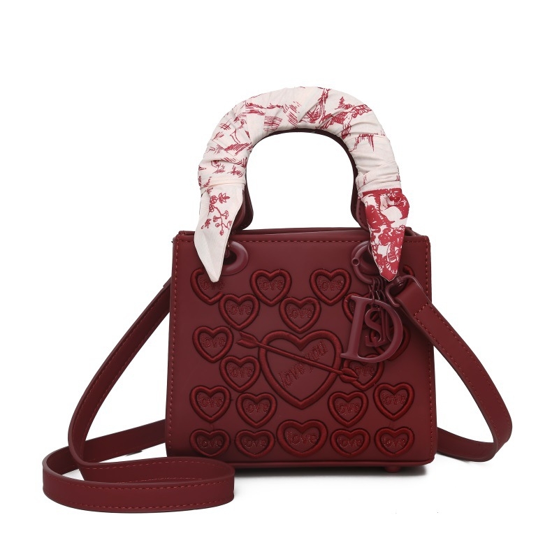 Ženska torbica s bogatom vezom u obliku srca, Diana torba, vrhunski crossbody, svestrana modna torba za svakodnevicu