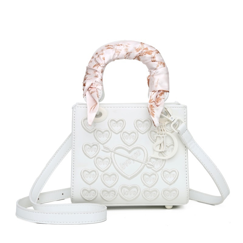 Ženska torbica s bogatom vezom u obliku srca, Diana torba, vrhunski crossbody, svestrana modna torba za svakodnevicu