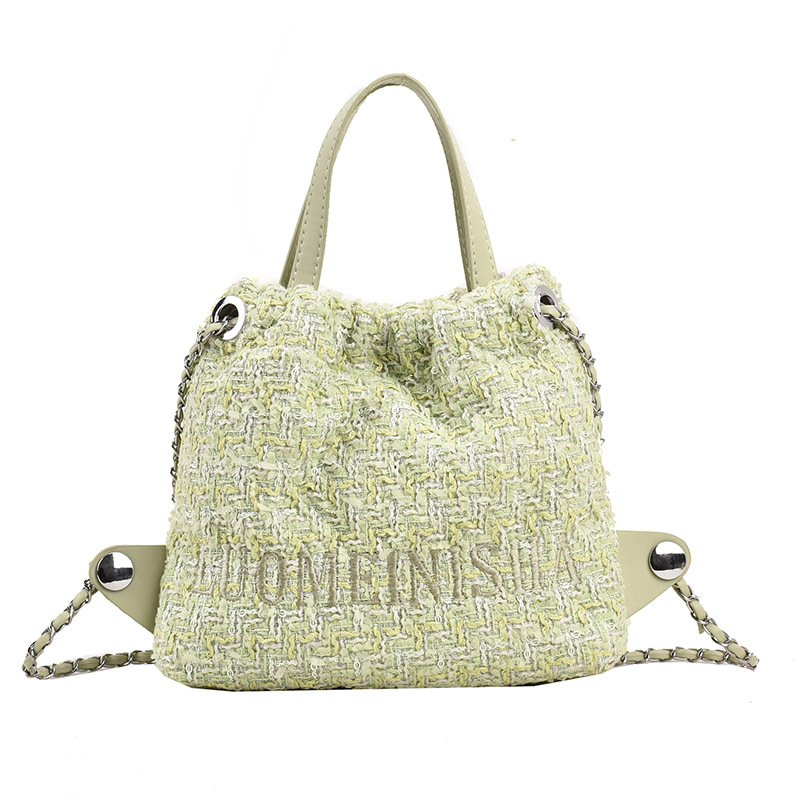 Ženska PU bucket torbica velikog kapaciteta, model 2024, svakodnevna upotreba, crossbody s lancem