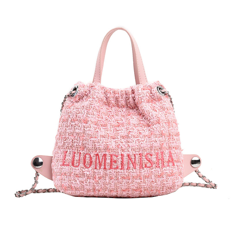 Ženska PU bucket torbica velikog kapaciteta, model 2024, svakodnevna upotreba, crossbody s lancem