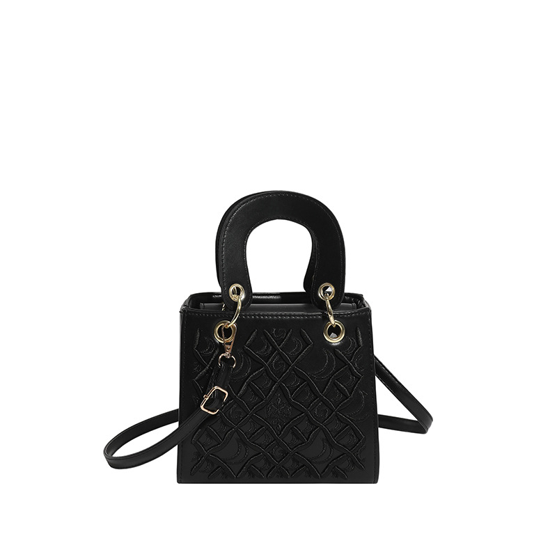 Crvena visoko kvalitetna šivana torbica, stil Diane, ženska torba preko ramena i crossbody