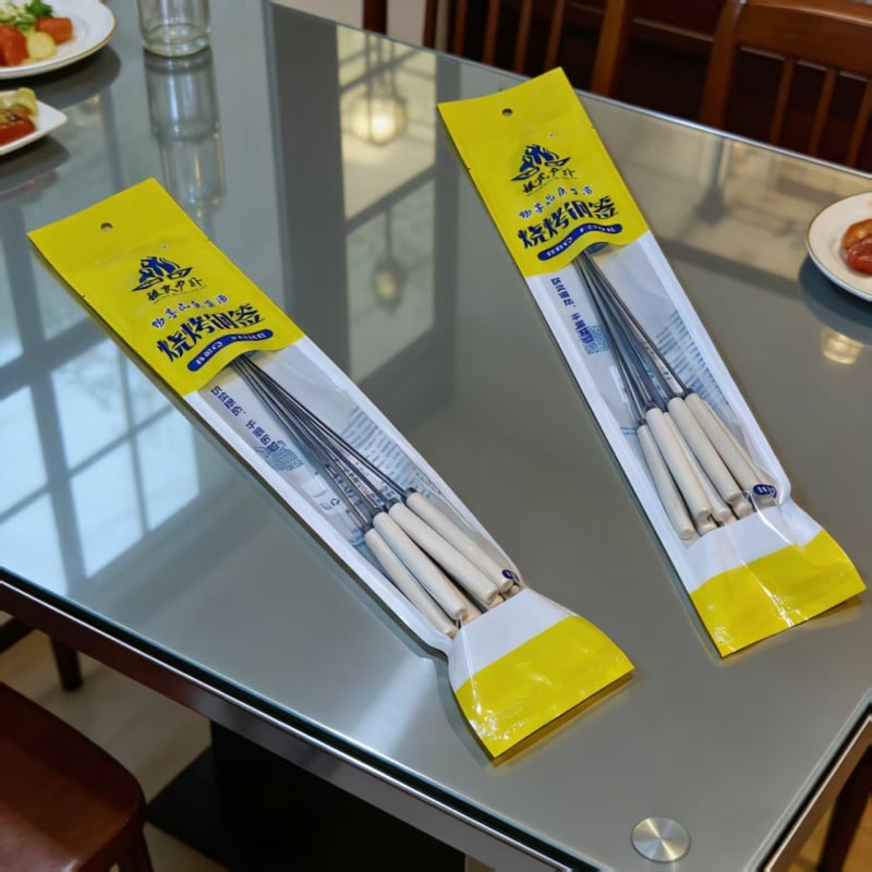Frigărui din oțel inoxidabil cu mâner din lemn
