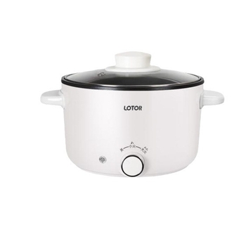 25DG Oală electrică antiaderentă pentru cămin, 2 L sau mai puțin, vas multifuncțional pentru noodles și hot pot, compact pentru 2–3 persoane