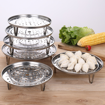 Set de abur din oțel inoxidabil pentru bucătăria de familie – tavă de abur, grilă și coș pentru abur, potrivit pentru pâine și chifle la abur