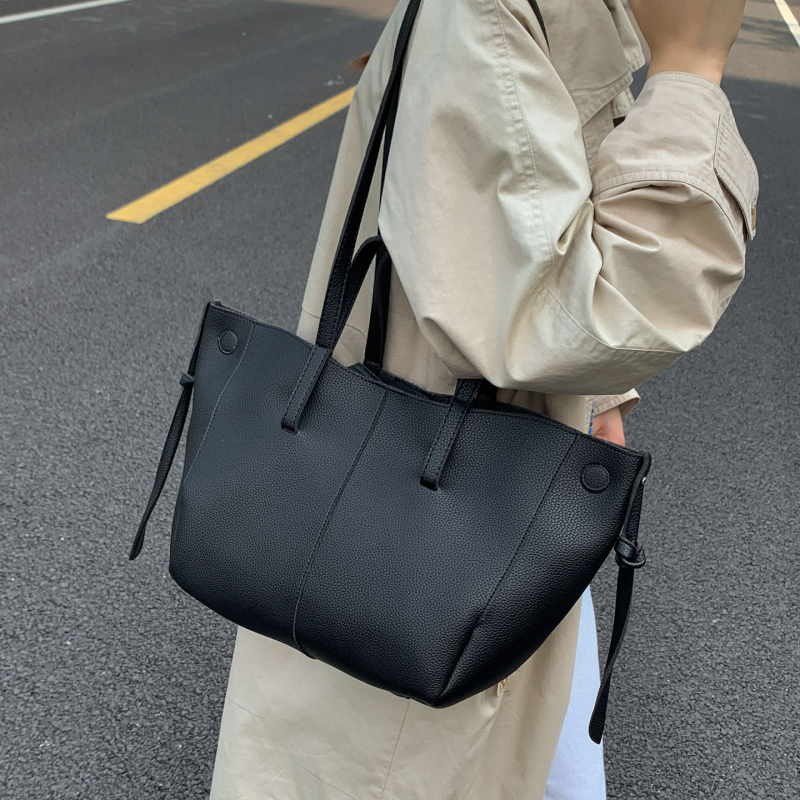 Ženska retro torba za jesen-zimu, velika kapaciteta, casual i uredska upotreba, tote torba preko ramena