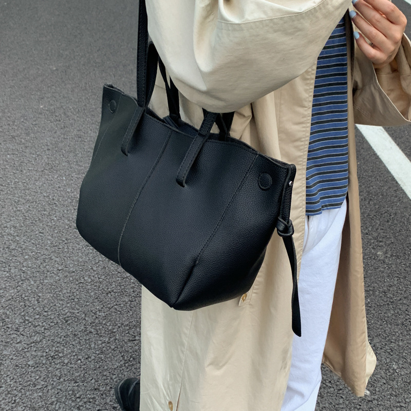 Ženska retro torba za jesen-zimu, velika kapaciteta, casual i uredska upotreba, tote torba preko ramena