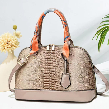 PU ženska torbica u obliku školjke, velikog kapaciteta, torba s ručkom i naramenicom ili crossbody remenom