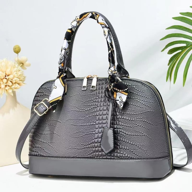 PU ženska torbica u obliku školjke, velikog kapaciteta, torba s ručkom i naramenicom ili crossbody remenom