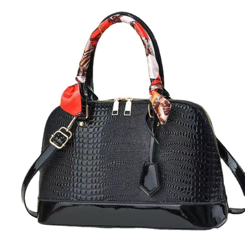 PU ženska torbica u obliku školjke, velikog kapaciteta, torba s ručkom i naramenicom ili crossbody remenom