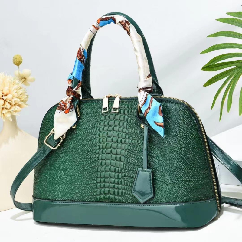 PU ženska torbica u obliku školjke, velikog kapaciteta, torba s ručkom i naramenicom ili crossbody remenom