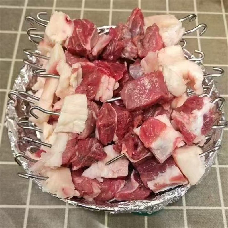 Grill vertical din oțel inoxidabil, rotund, pentru uz casnic, 24 frigărui simultan, pentru grătar în aer liber