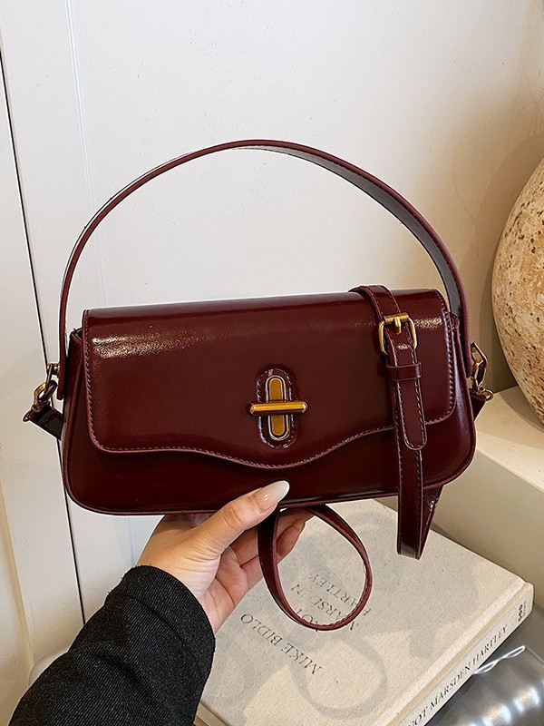 PU Diana torba za rame – minimalistička, svestrana crossbody torba s unutarnjim džepovima