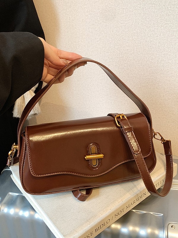 PU Diana torba za rame – minimalistička, svestrana crossbody torba s unutarnjim džepovima