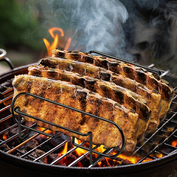 Grătar BBQ pentru steak, coaste, pui și miel