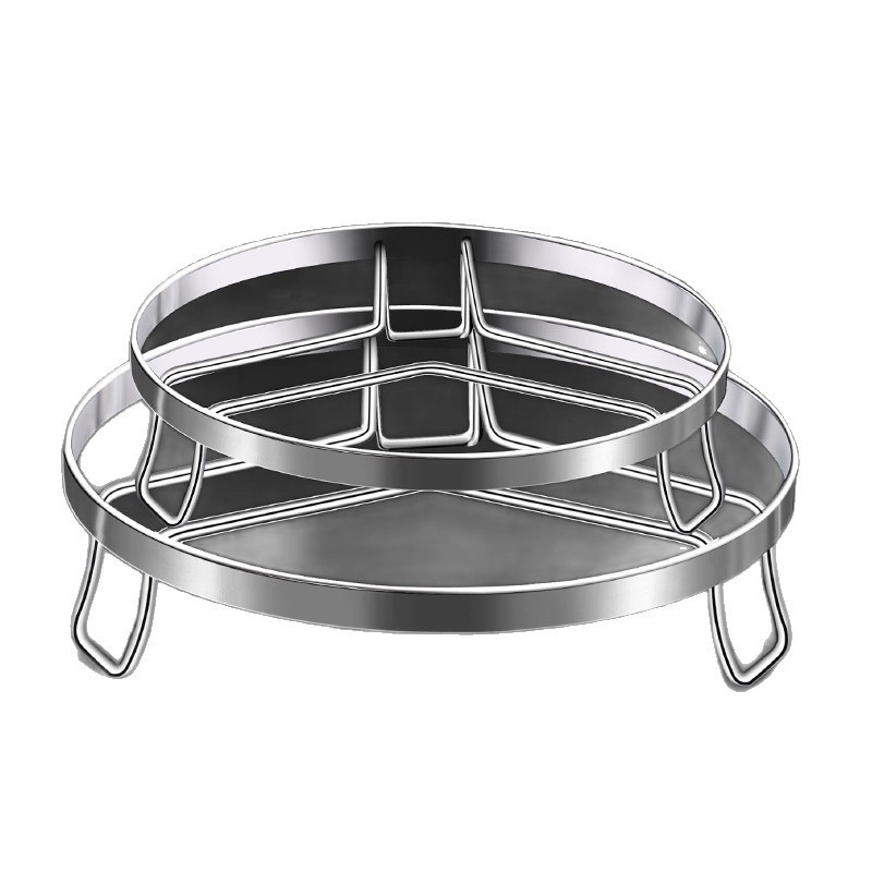 Raft de aburi din oțel inoxidabil pentru uz casnic – raft universal pentru abur pentru chifle, tigăi și oală sub presiune