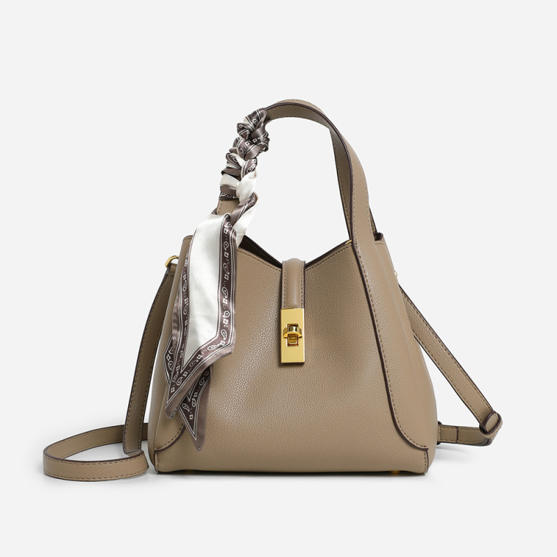 Torba od prave kože s krilnim dizajnom, stil košare za povrće, srednje veličine, za žene, na rame ili crossbody