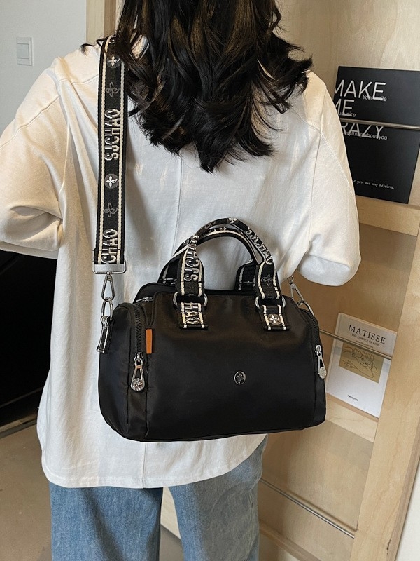 Ženska torba od najlona s više džepova, vodootporna, dizajn blok boja, svakodnevna crossbody torba 2025
