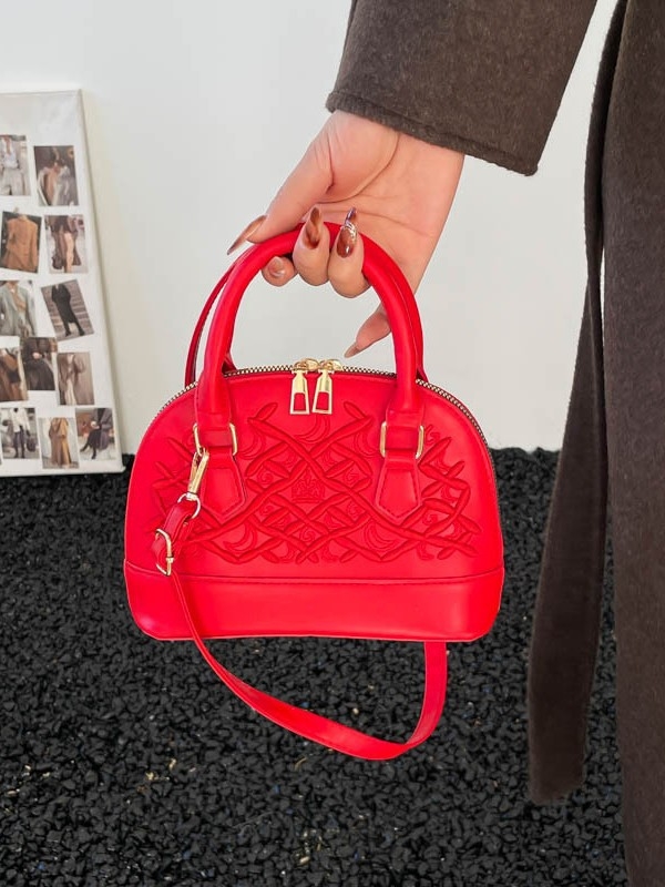 Gu Liang Jiji ženska torbica za kumstvo, oblik školjke, elegantna izvezenost, dijamantni quilt uzorak, crossbody preko ramena