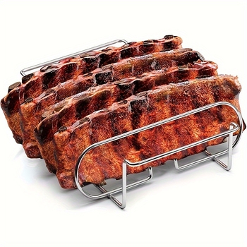 Grilaj arcuit din fier pentru exterior – pentru fripturi și carne – Multifuncțional, portabil, rezistent la rugină