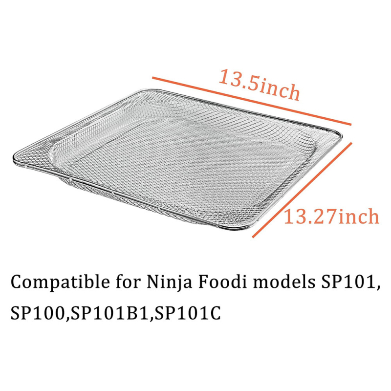 Plasă de gril cromată din oțel pentru Ninja Foodi SP100 01D – piesă de înlocuire