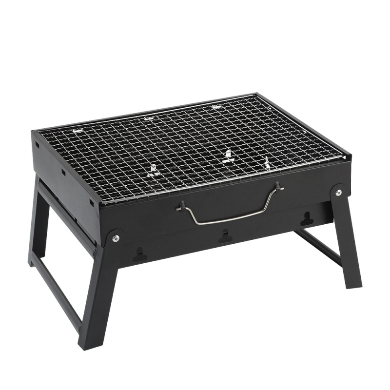 Grătar portabil din oțel inoxidabil, pliabil, pentru exterior, compact pentru uz casnic, 2,5 kg