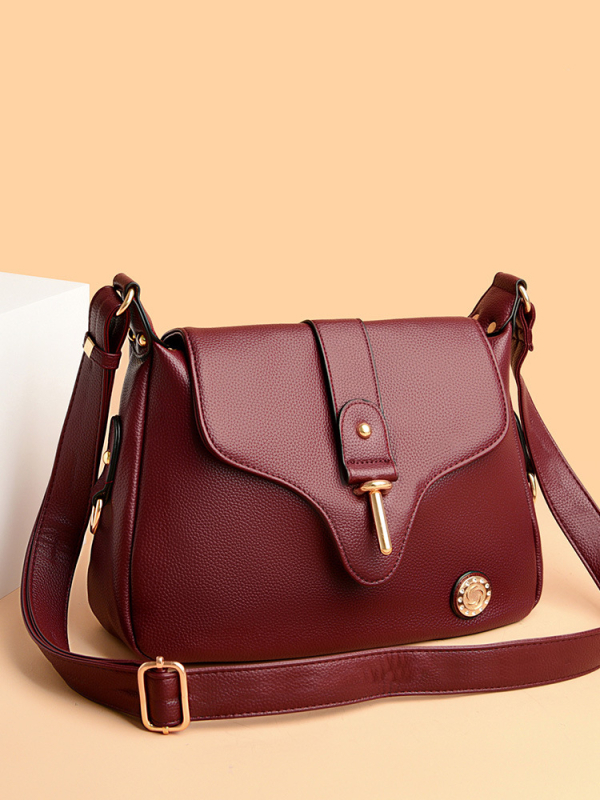 Ženska PU crossbody torbica, moderna i svestrana za putovanja, praktična s velikim kapacitetom