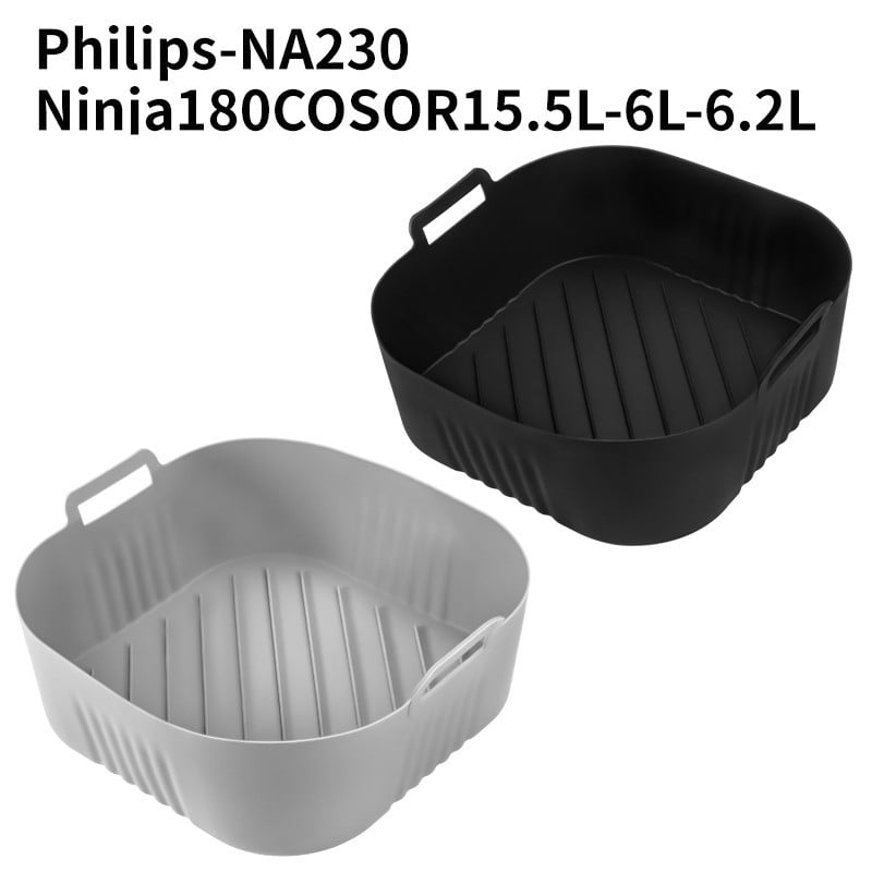 Tavă de silicon pentru coacere și covoraș pentru friteuza cu aer Philips NA230 COSORI 6.2L