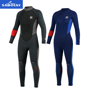 Sabolay 3 mm cijeli wetsuit s dugim rukavima – debeći neopren za zimsko ronjenje, snorkeling i surfanje za muškarce i žene