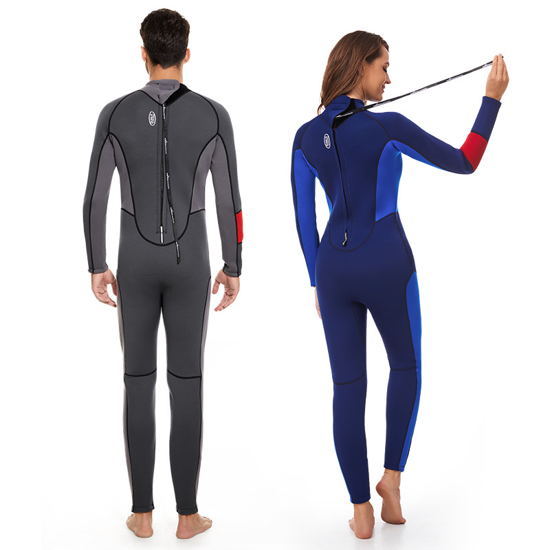 Sabolay 3 mm cijeli wetsuit s dugim rukavima – debeći neopren za zimsko ronjenje, snorkeling i surfanje za muškarce i žene
